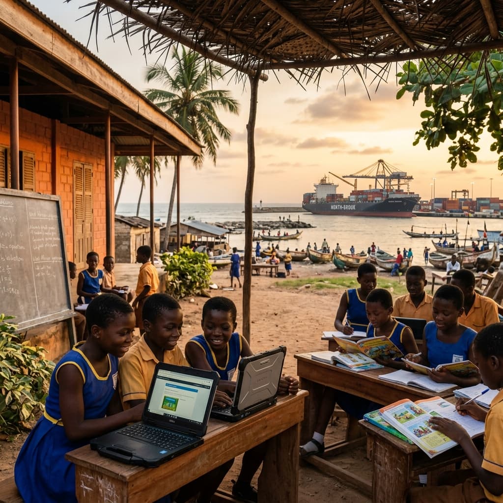 North-Brook community impact in coastal Ghana